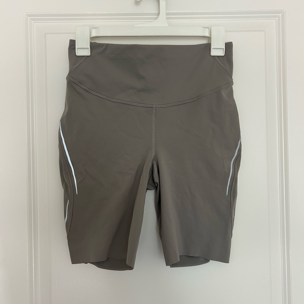 Lululemon Women's Gray Bike Shorts 6”